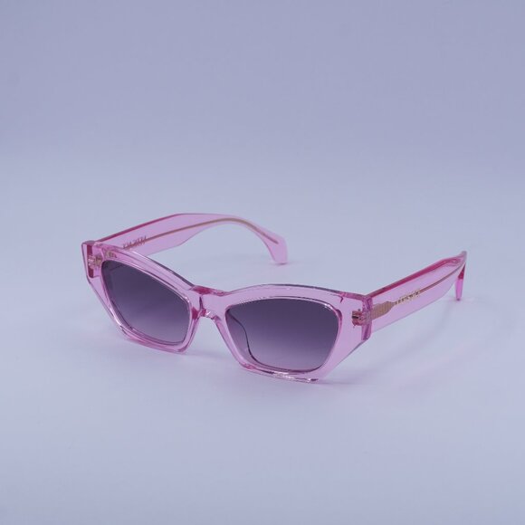 Versace VE4488U 5370/5M Sunglasses Transparent Rose Cat Eye Frame, - Picture 1 of 10